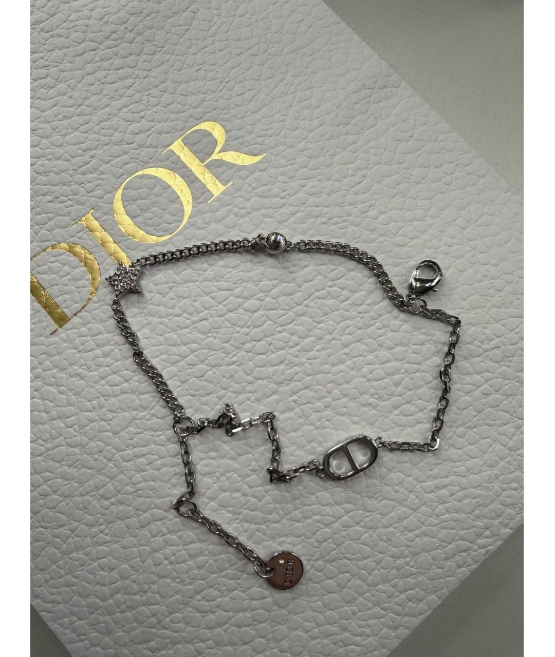 CHRISTIAN DIOR Серебрянный с серебряным покрытием браслет, фото 2