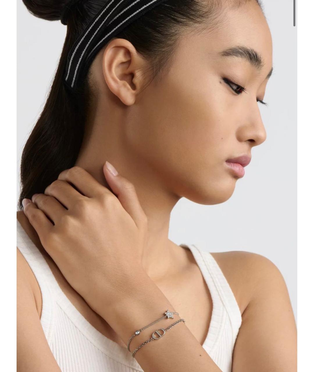 CHRISTIAN DIOR Серебрянный с серебряным покрытием браслет, фото 5