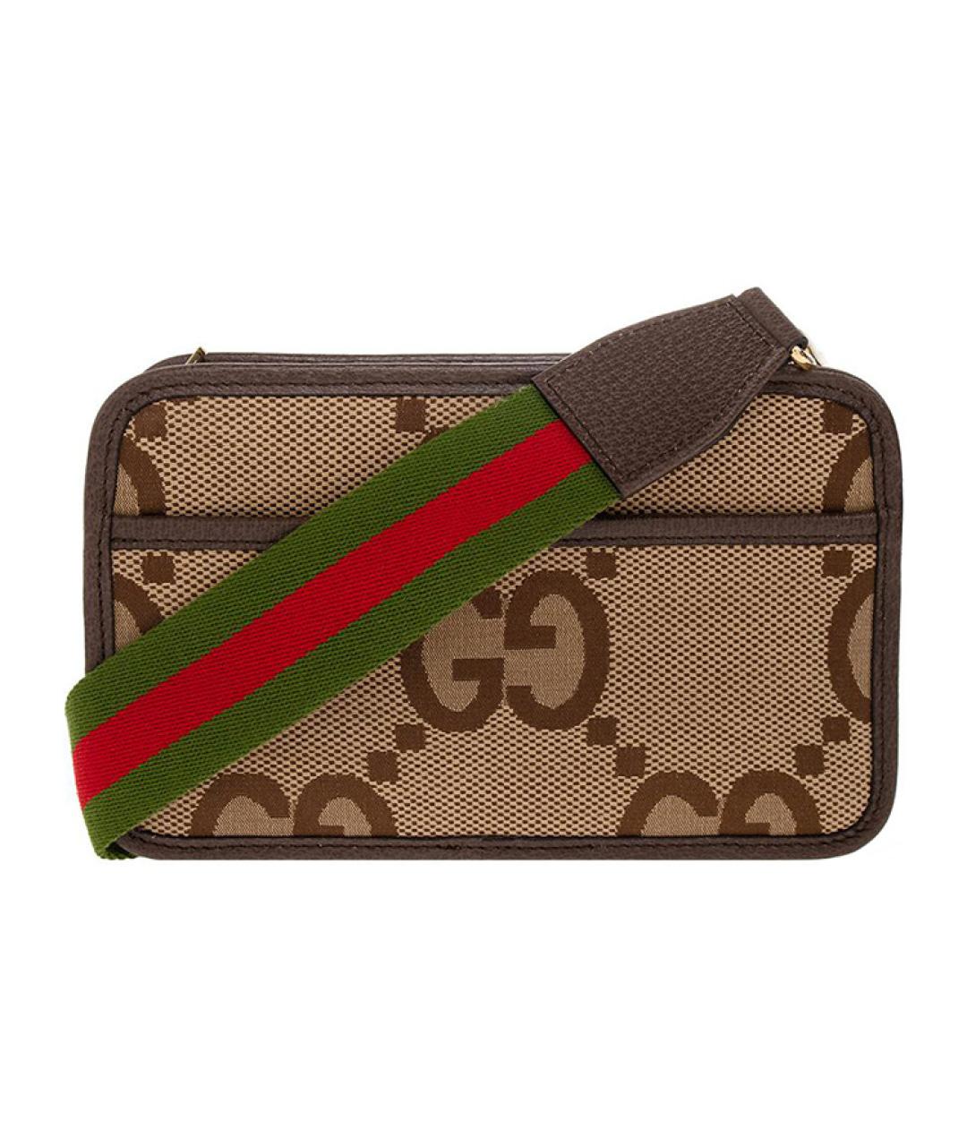 GUCCI Коричневая сумка на плечо, фото 1