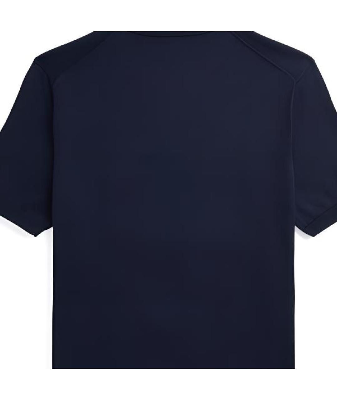 POLO RALPH LAUREN Темно-синий хлопковый джемпер / свитер, фото 4