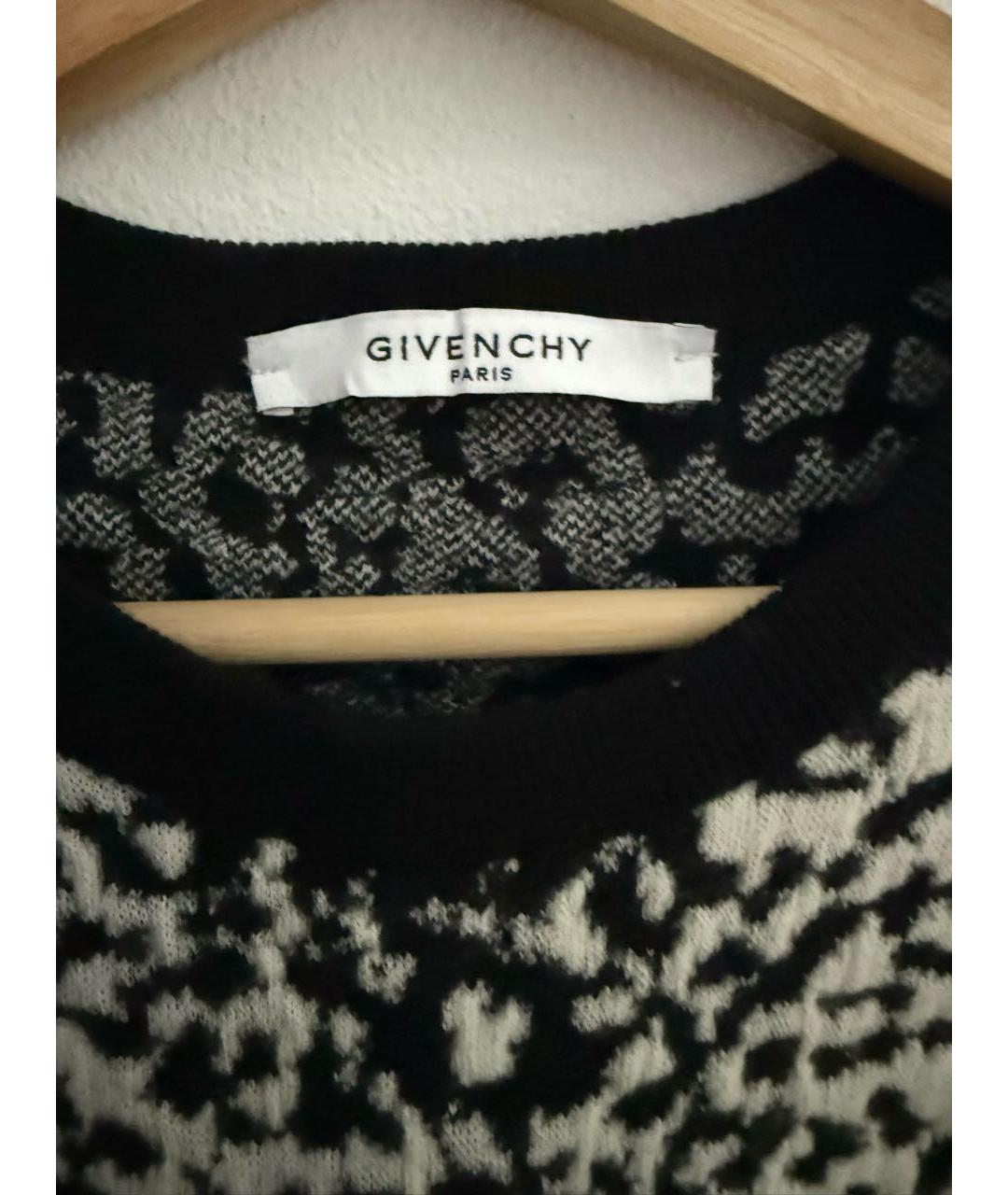GIVENCHY Черный шерстяной джемпер / свитер, фото 5