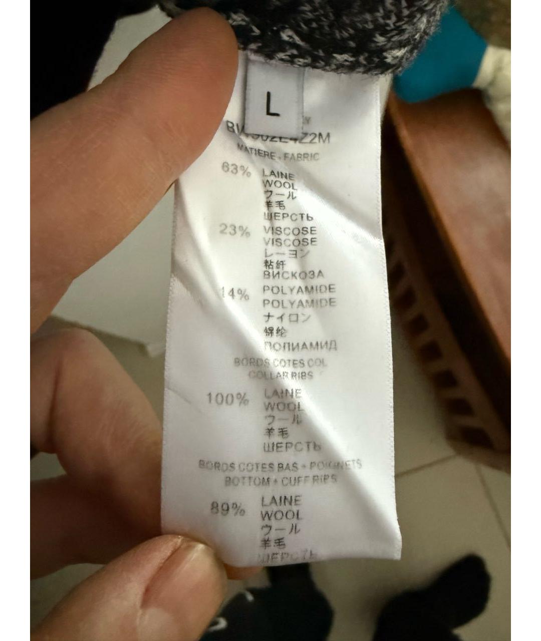 GIVENCHY Черный шерстяной джемпер / свитер, фото 6