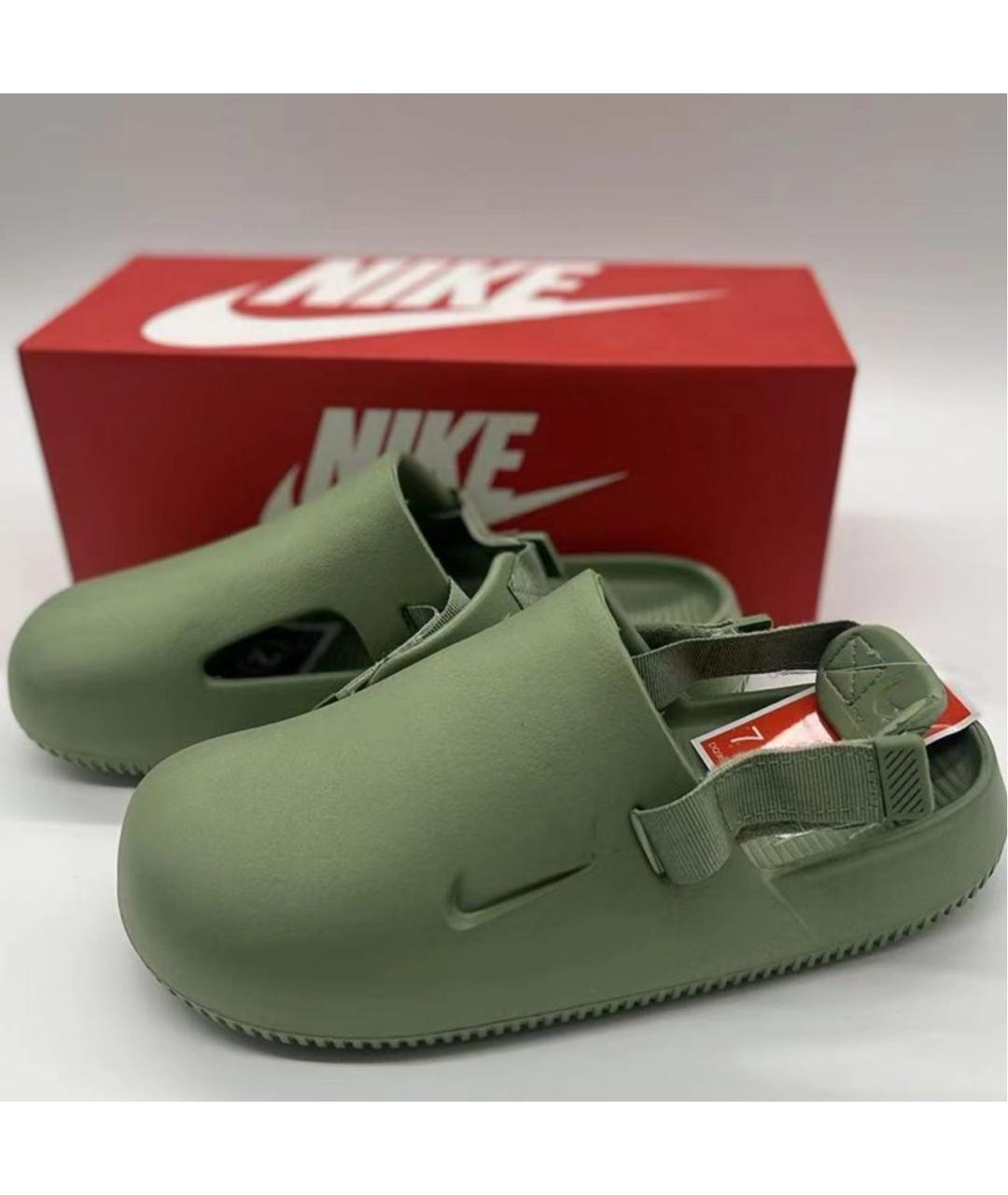 NIKE Зеленые мюли, фото 6