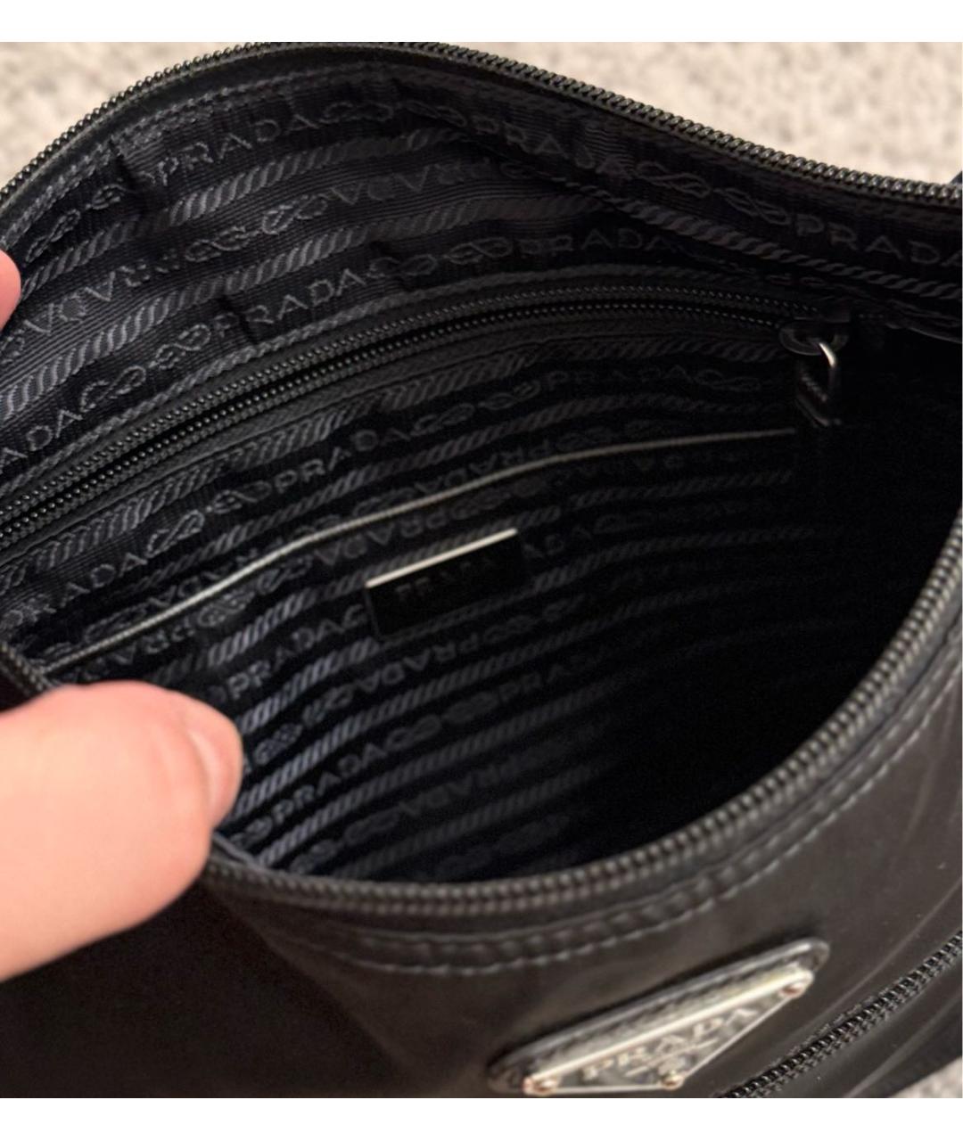 PRADA Черная сумка на плечо, фото 4
