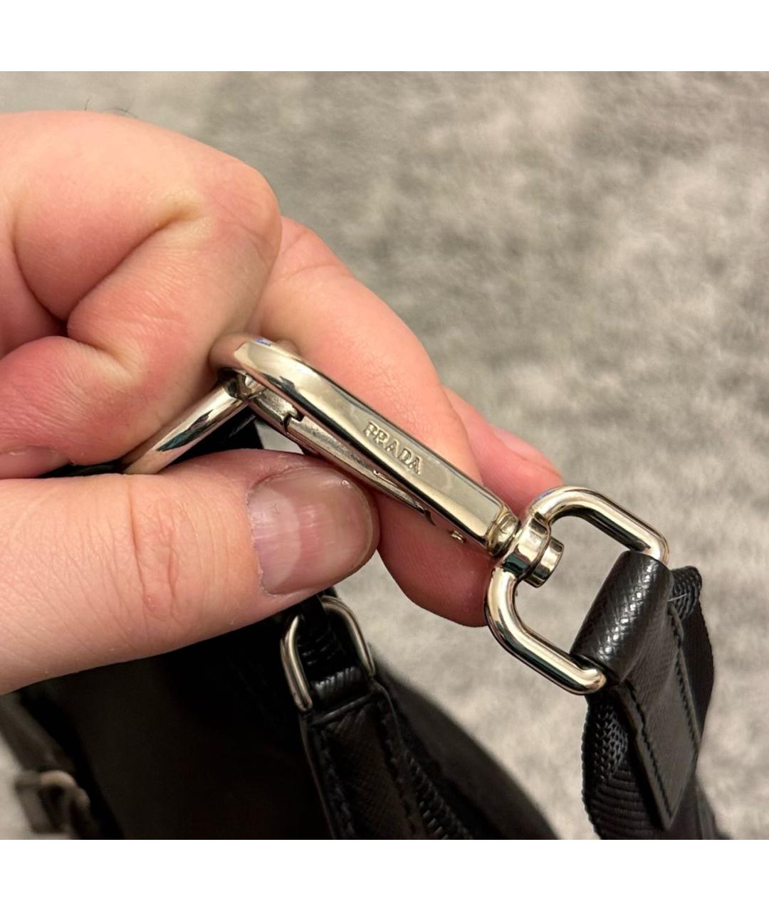 PRADA Черная сумка на плечо, фото 7