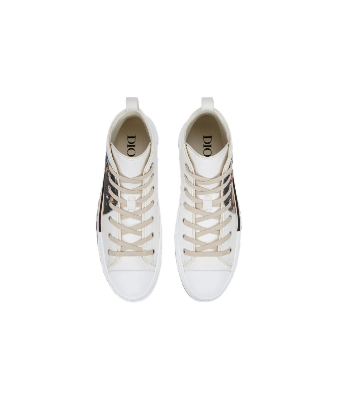 CHRISTIAN DIOR Мульти текстильные низкие кроссовки / кеды, фото 3