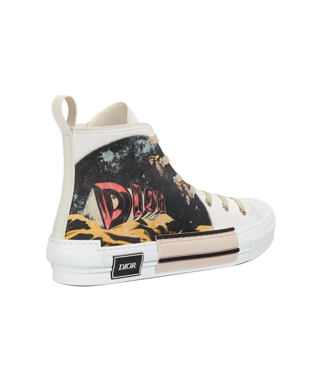 CHRISTIAN DIOR Мульти текстильные низкие кроссовки / кеды, фото 2