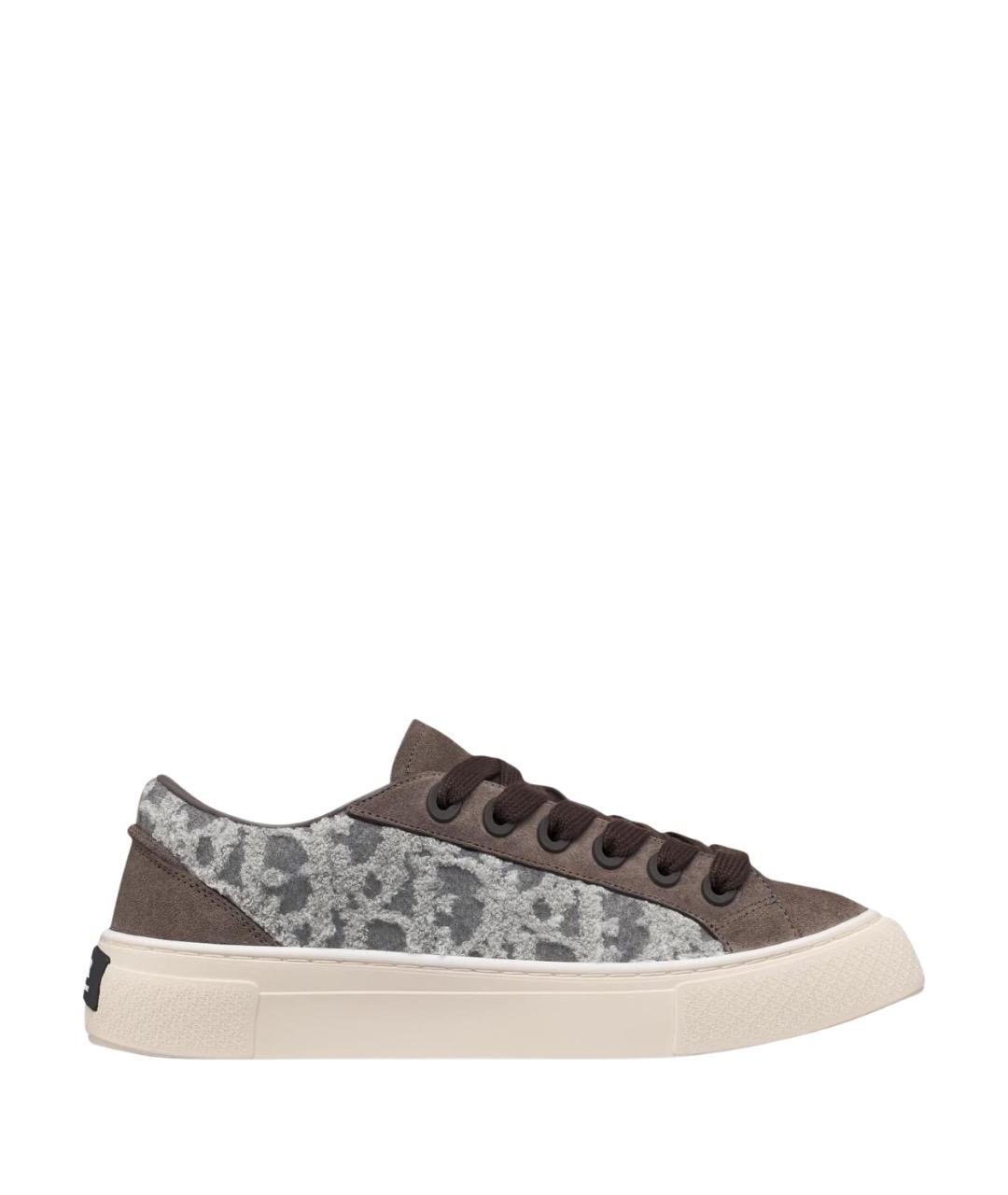 CHRISTIAN DIOR Мульти замшевые низкие кроссовки / кеды, фото 1