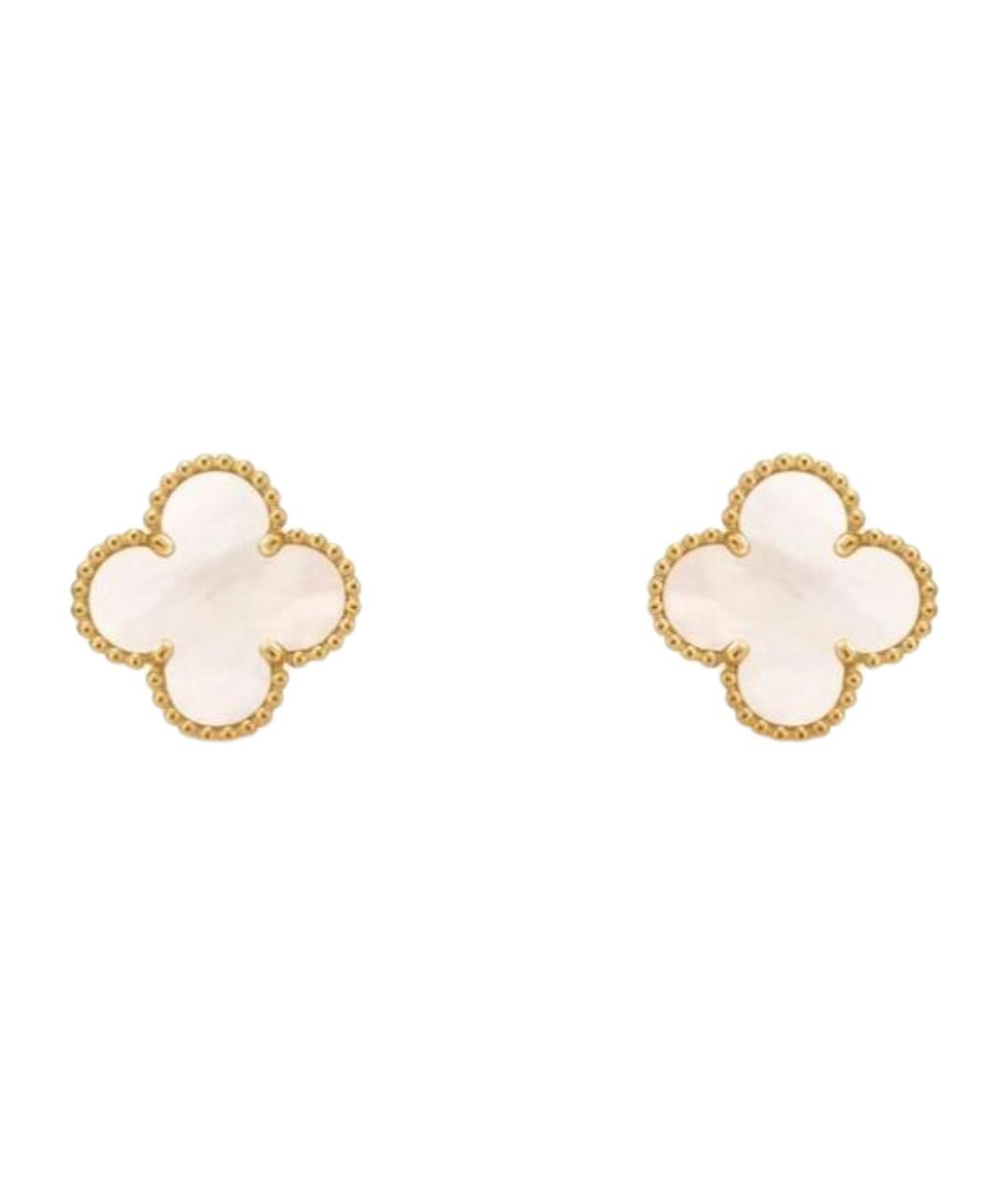 VAN CLEEF & ARPELS Белые серьги из белого золота, фото 1