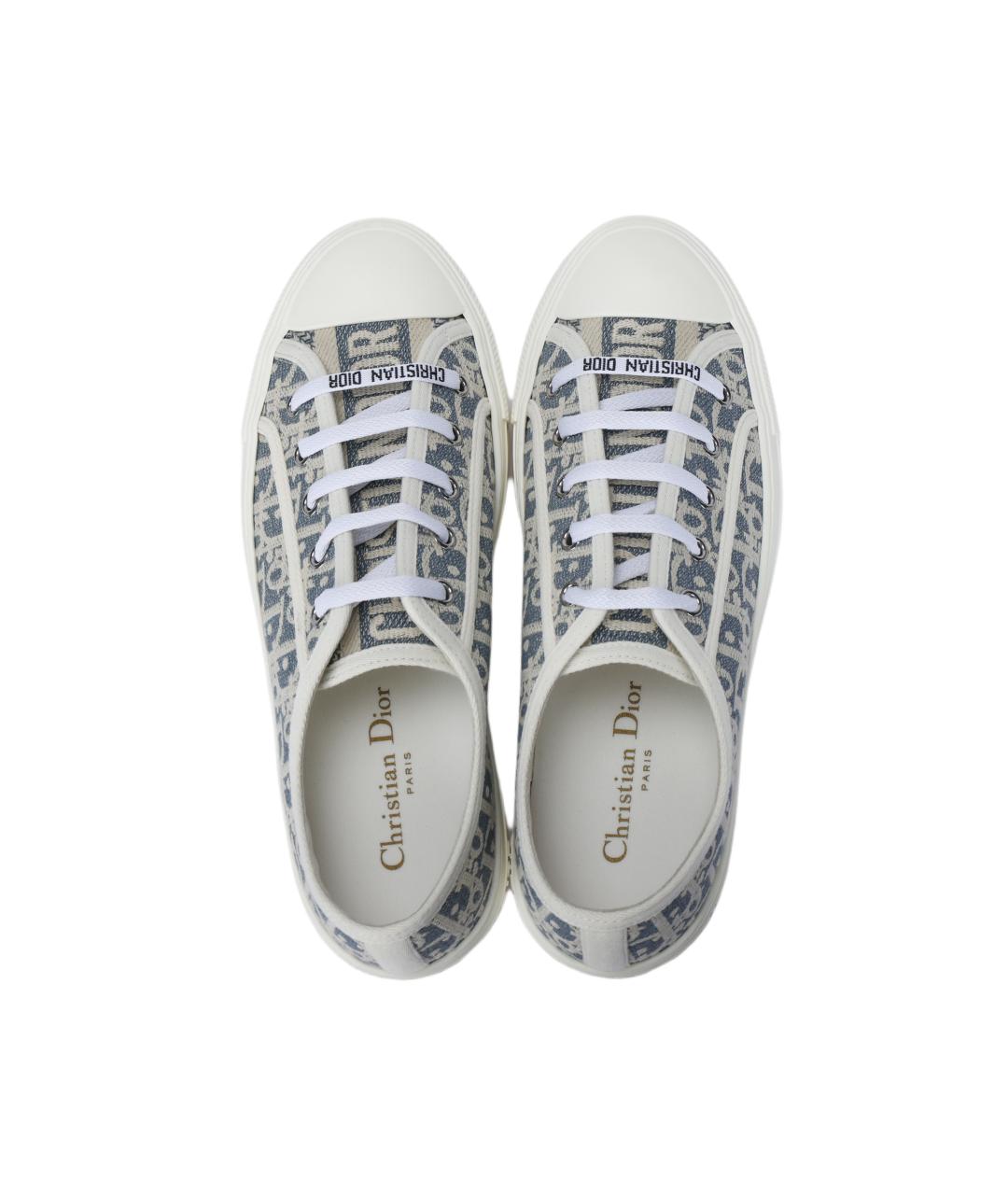 CHRISTIAN DIOR Мульти текстильные кеды, фото 3