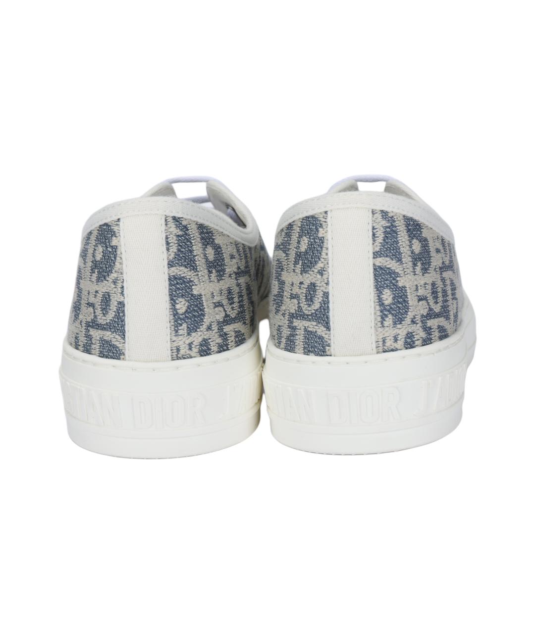 CHRISTIAN DIOR Мульти текстильные кеды, фото 4