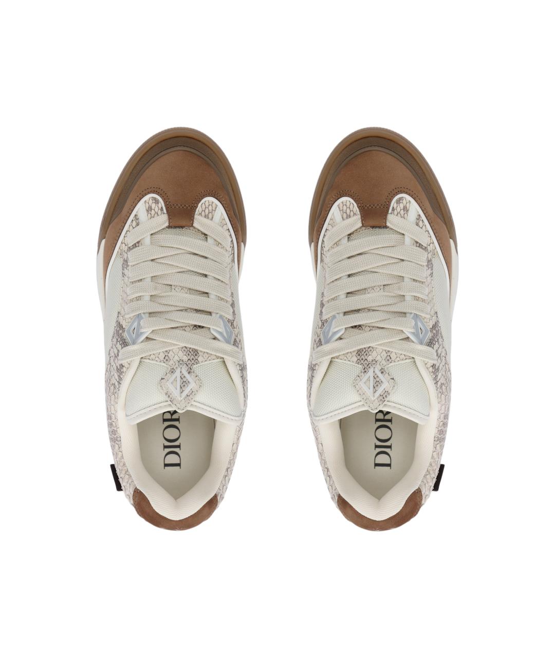 CHRISTIAN DIOR Мульти кожаные низкие кроссовки / кеды, фото 3
