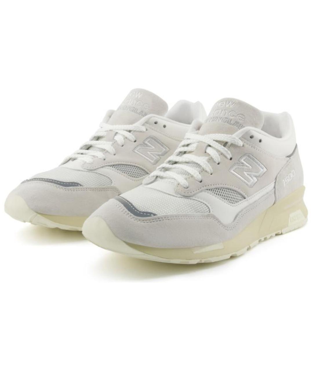 NEW BALANCE Серые замшевые кроссовки, фото 3