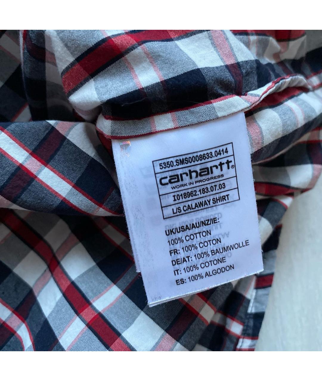 CARHARTT WIP Мульти хлопковая кэжуал рубашка, фото 8