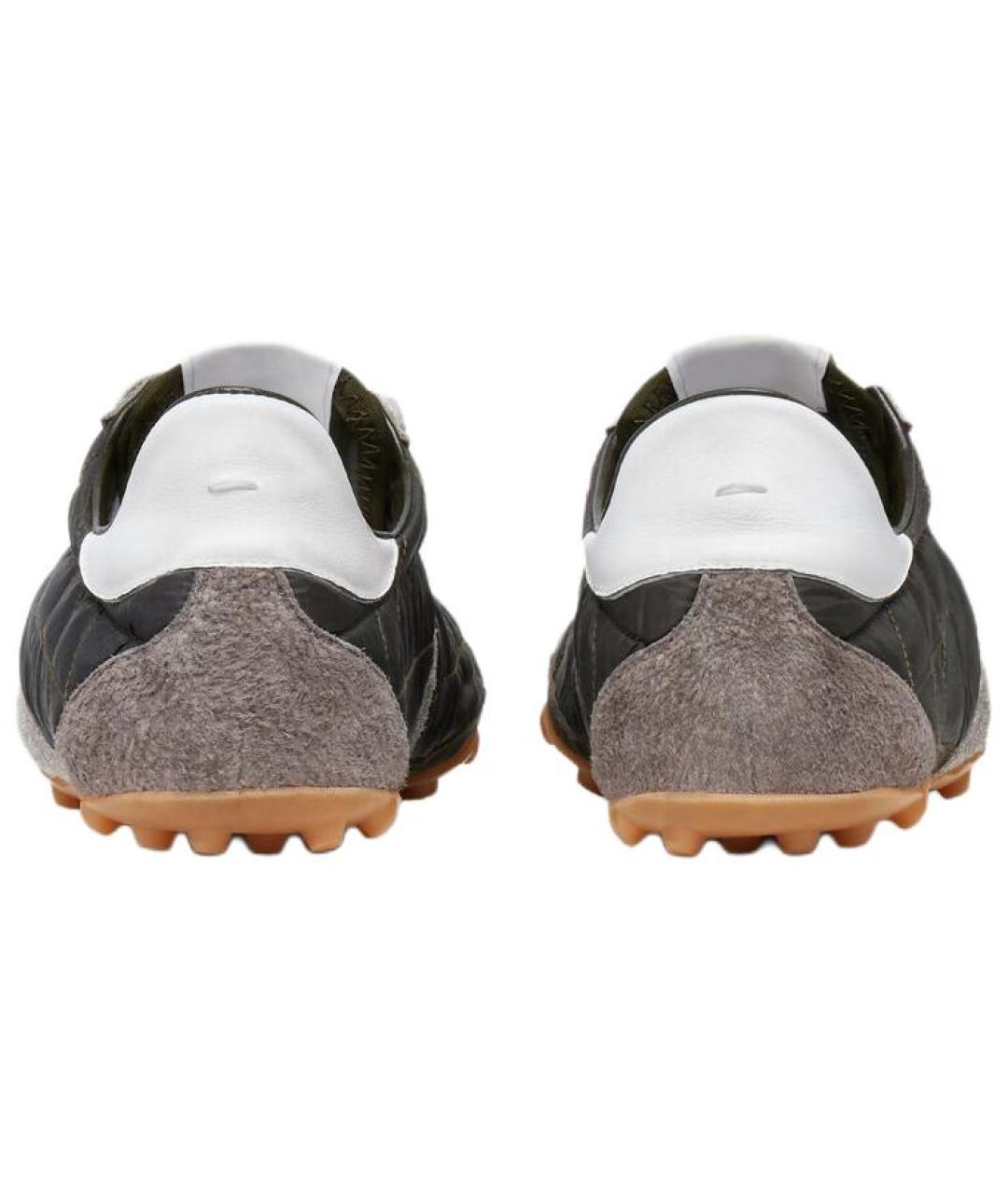 MAISON MARGIELA Зеленые текстильные кеды, фото 5