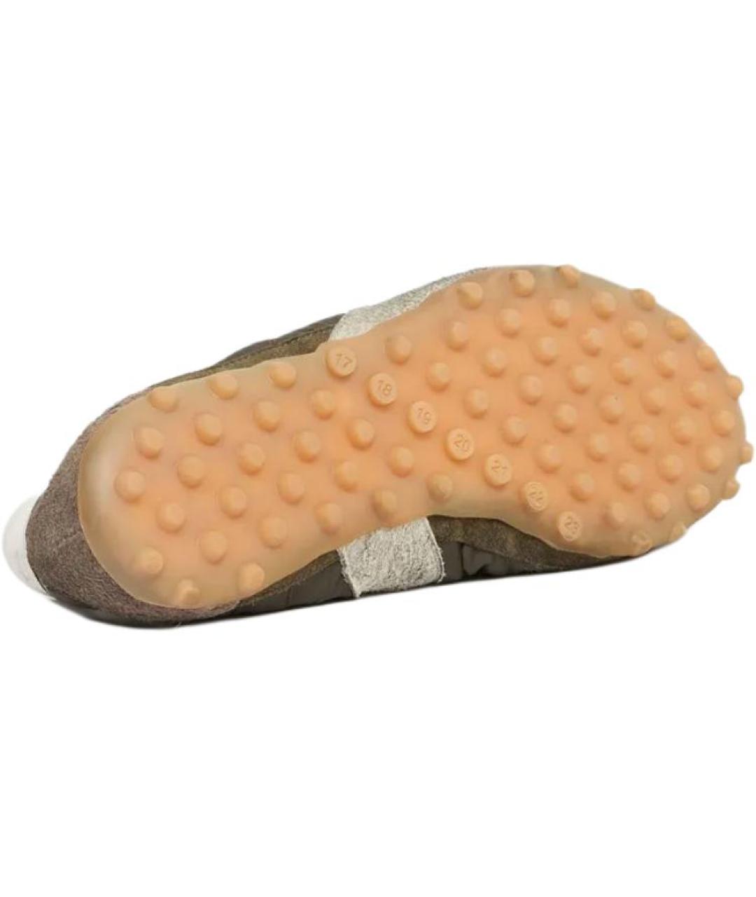 MAISON MARGIELA Зеленые текстильные кеды, фото 6