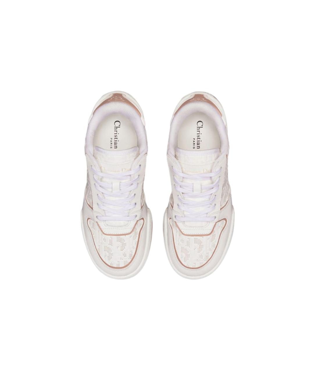 CHRISTIAN DIOR Белые кожаные кроссовки, фото 4