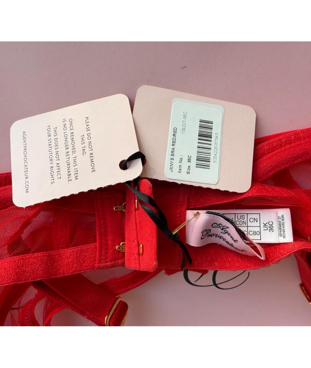 AGENT PROVOCATEUR Красный бюстгалтеры, фото 4