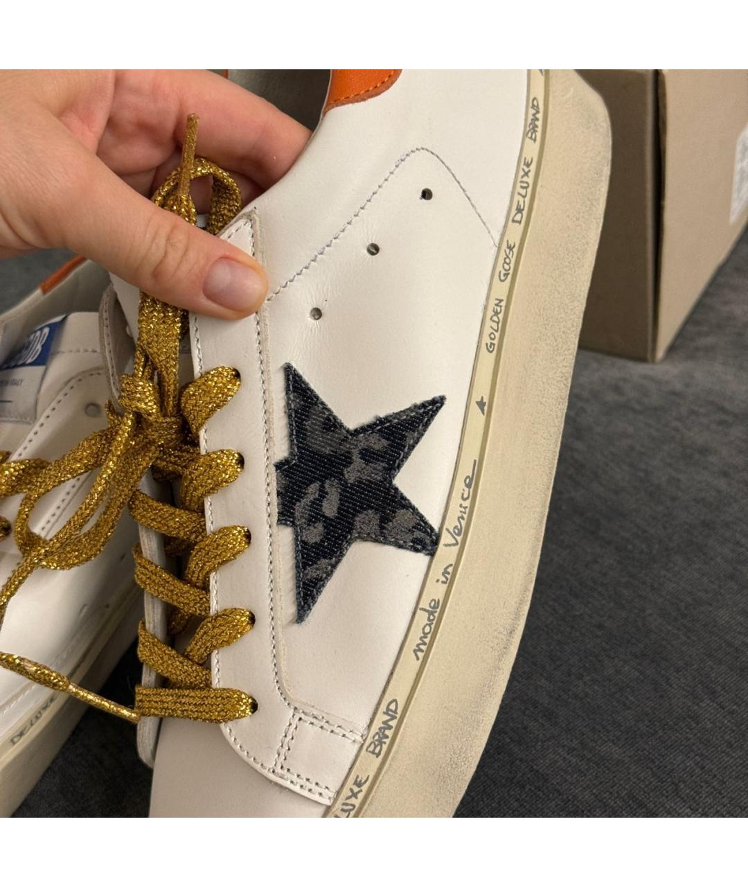 GOLDEN GOOSE DELUXE BRAND Мульти кожаные кеды, фото 6