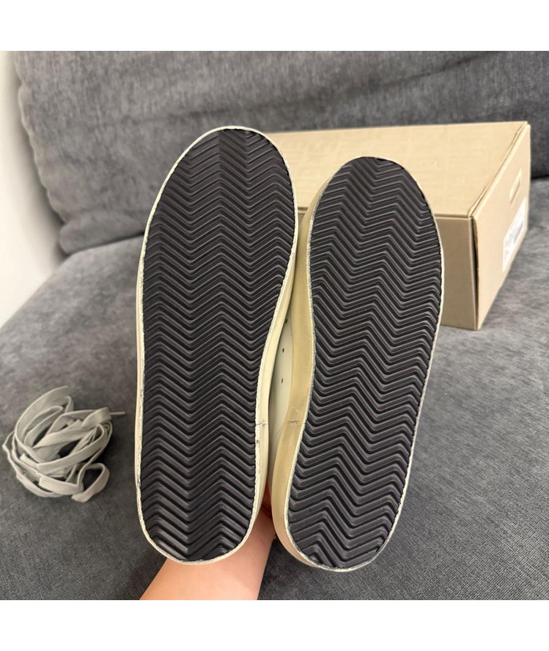 GOLDEN GOOSE DELUXE BRAND Мульти кожаные кеды, фото 5