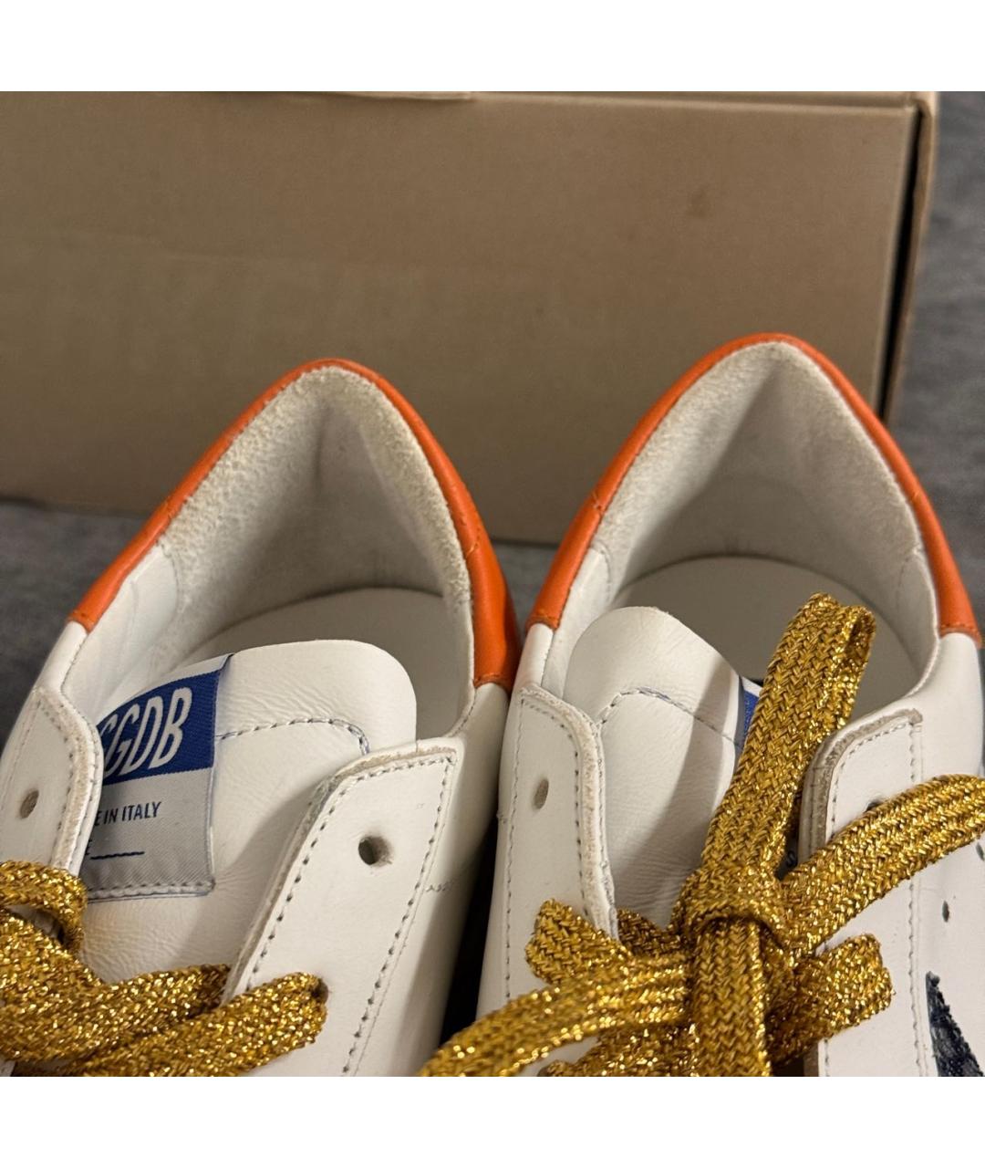 GOLDEN GOOSE DELUXE BRAND Мульти кожаные кеды, фото 7