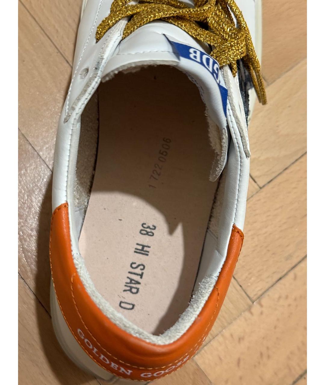 GOLDEN GOOSE DELUXE BRAND Мульти кожаные кеды, фото 8