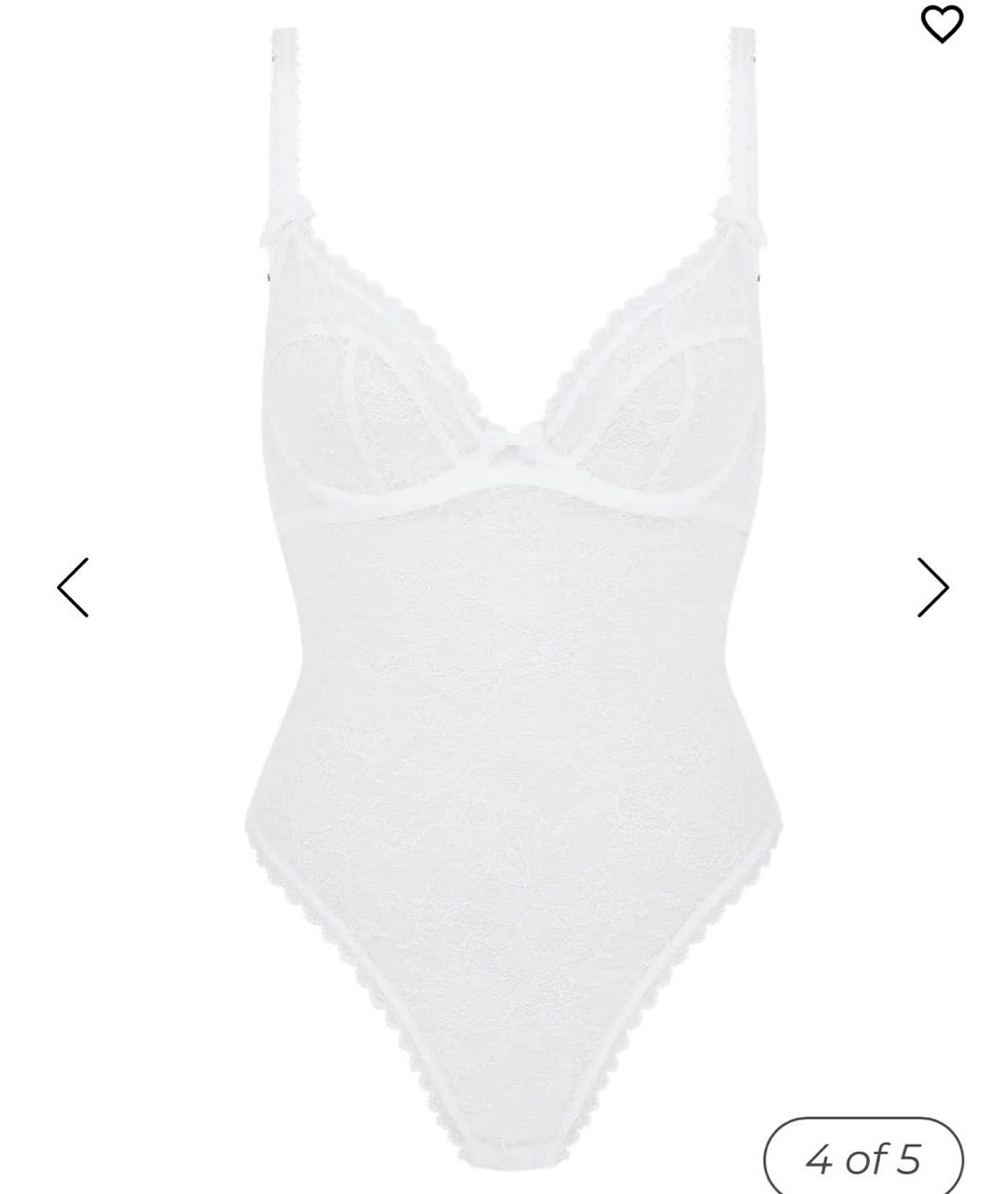 AGENT PROVOCATEUR Белое боди, фото 6