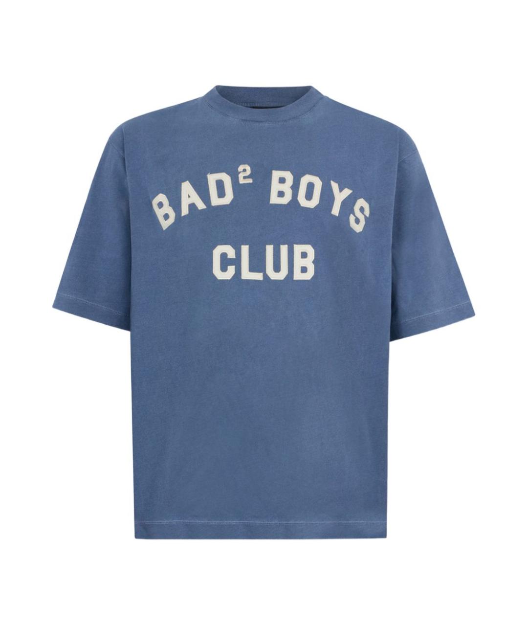 DSQUARED2 Синяя хлопковая футболка, фото 1