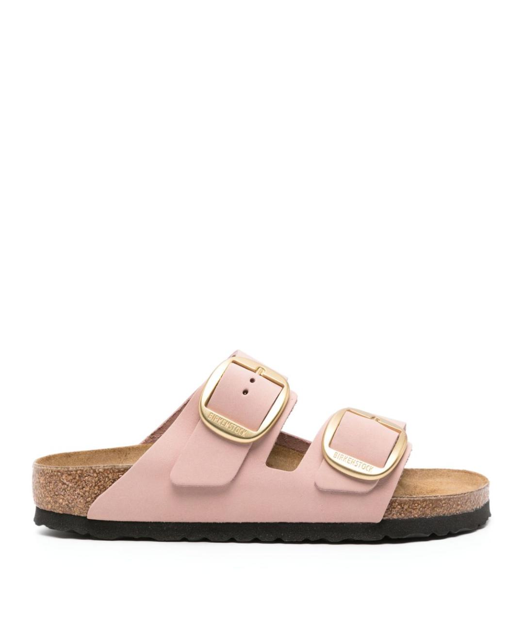 BIRKENSTOCK Розовые замшевые сандалии, фото 1