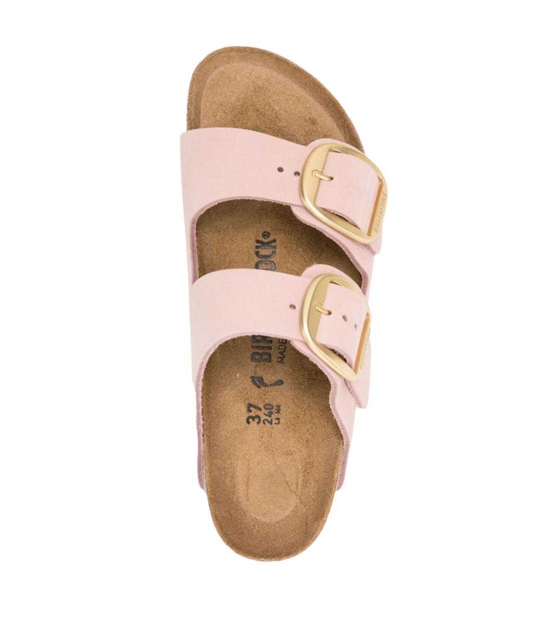 BIRKENSTOCK Розовые замшевые сандалии, фото 3