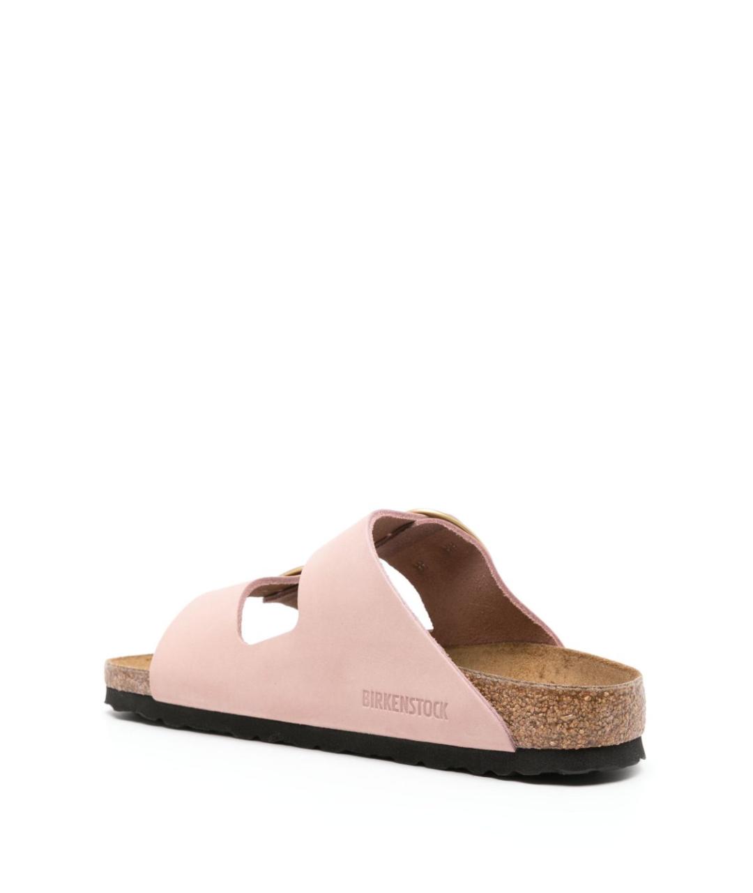 BIRKENSTOCK Розовые замшевые сандалии, фото 4
