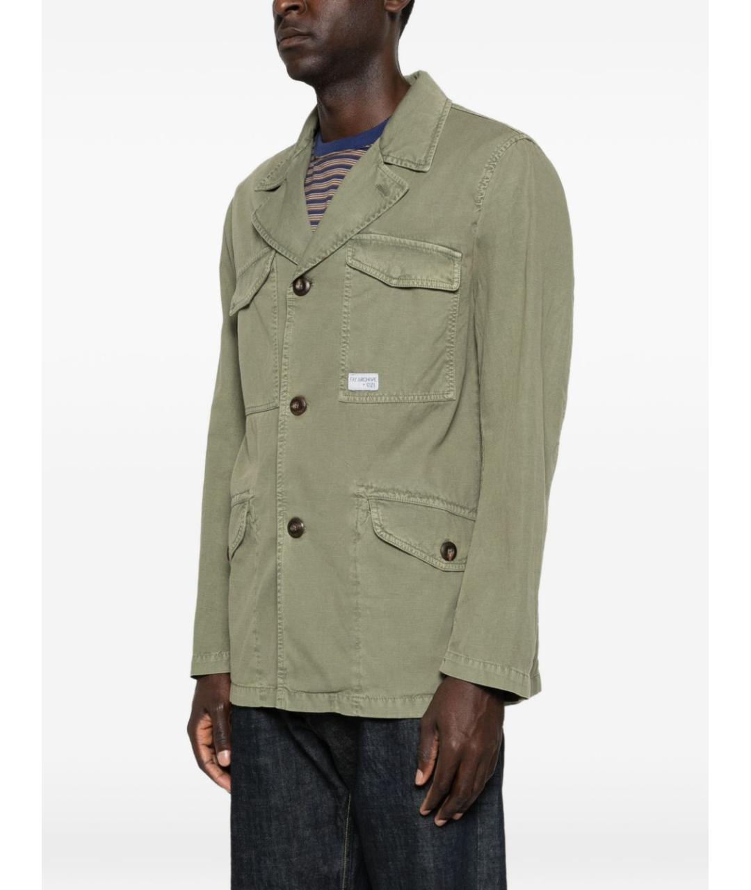 FAY Зеленая хлопковая куртка, фото 2