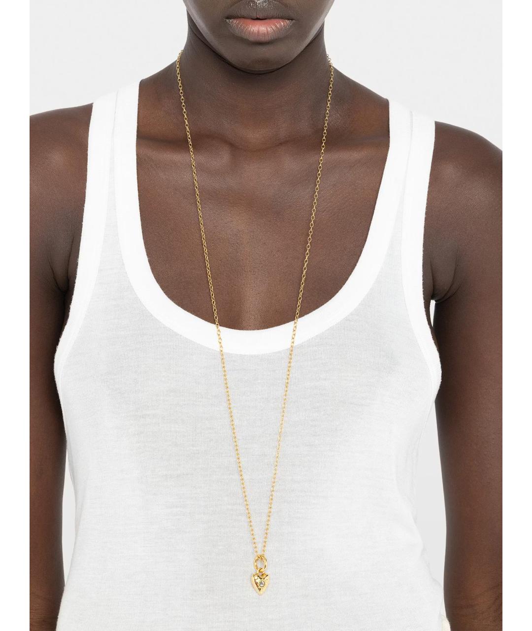 ZADIG & VOLTAIRE Золотое металлическое колье, фото 3