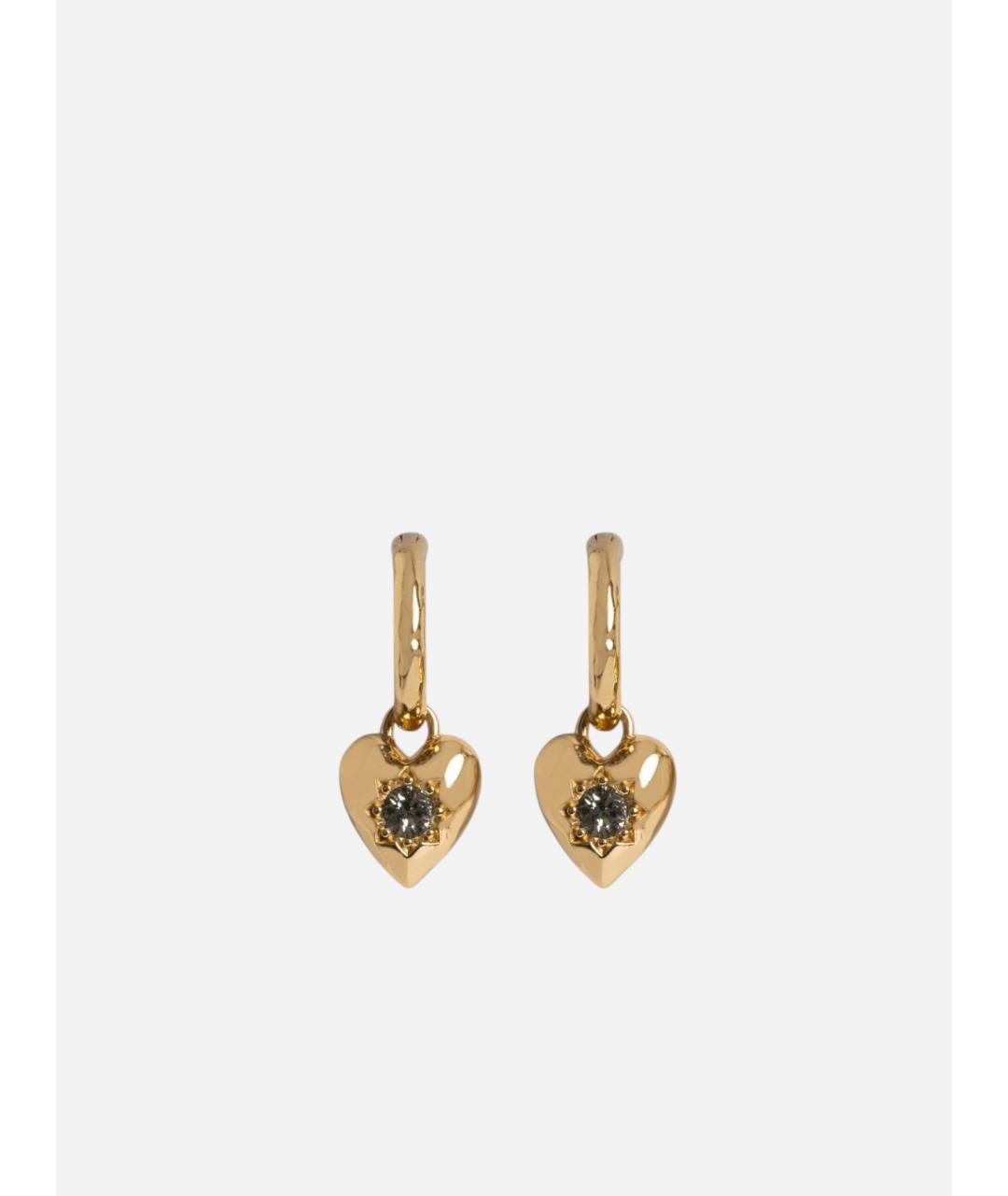 ZADIG & VOLTAIRE Золотые металлические серьги, фото 3