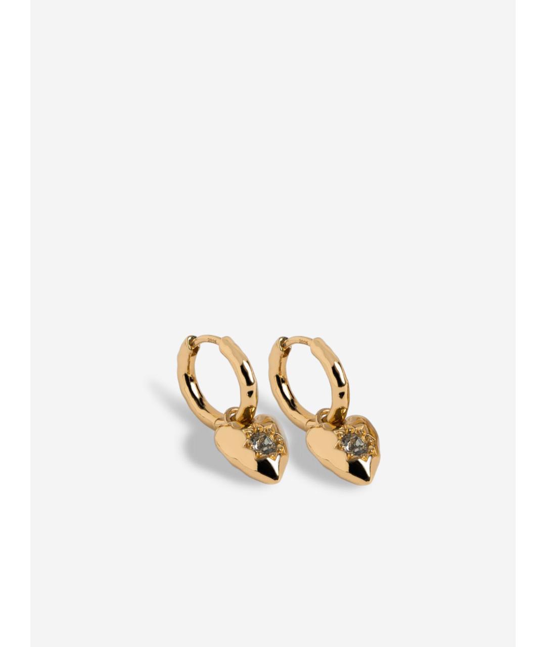 ZADIG & VOLTAIRE Золотые металлические серьги, фото 2