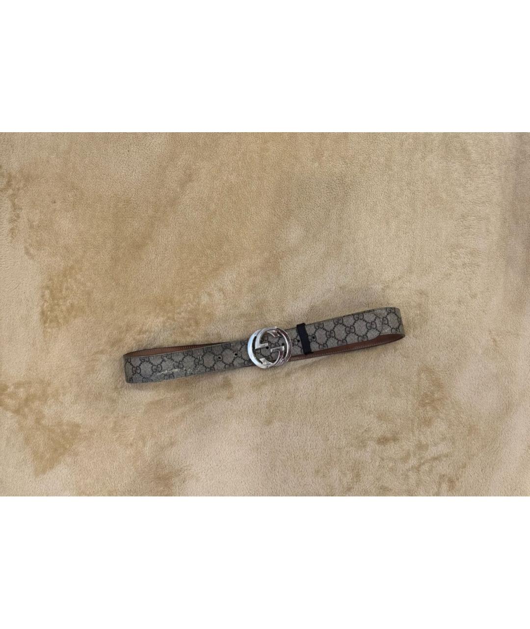 GUCCI Бежевый ремень, фото 6