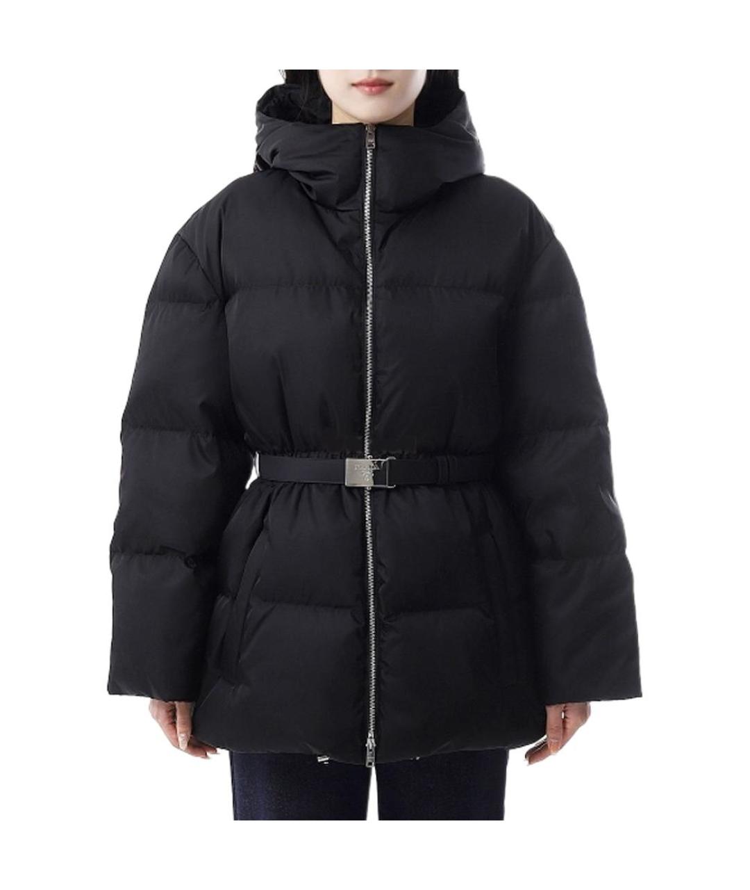 PRADA Черный пуховик, фото 3