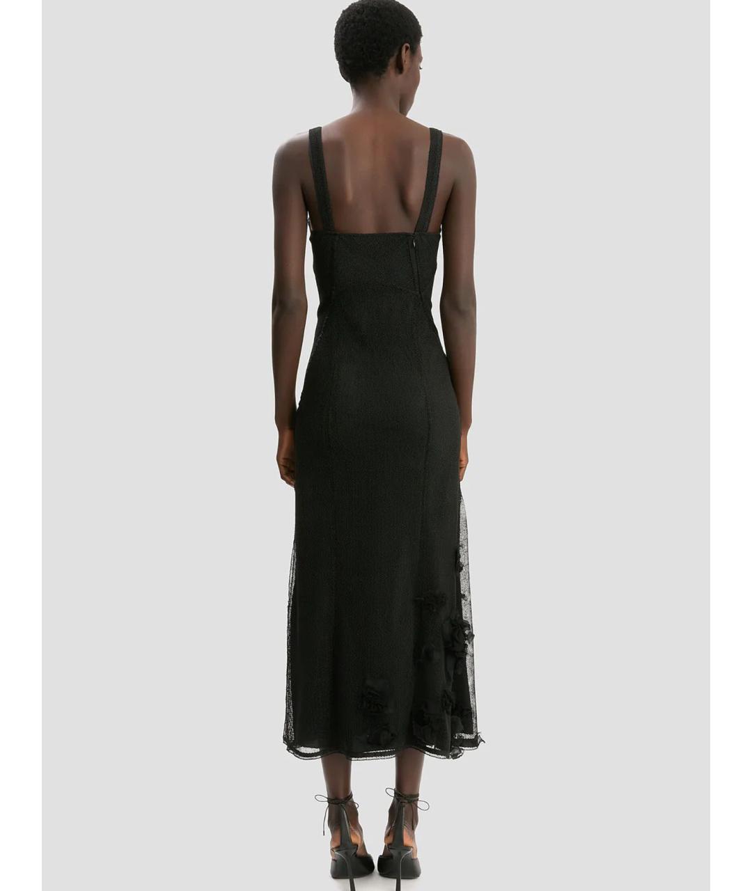 VICTORIA BECKHAM Черное полиэстеровое коктейльное платье, фото 4