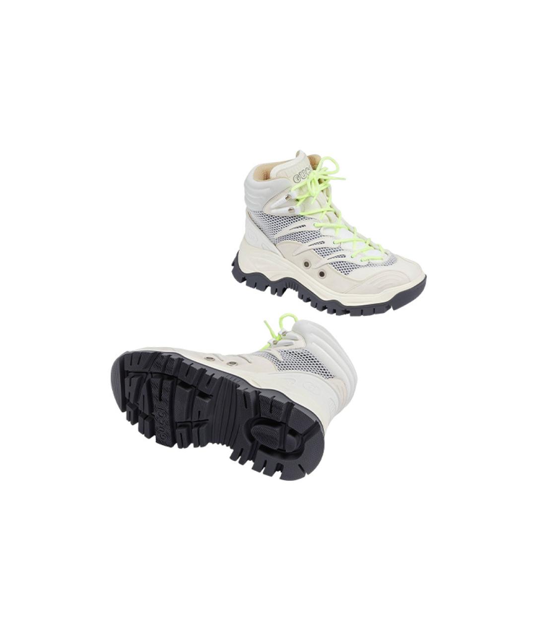 GUCCI Белые кроссовки, фото 5