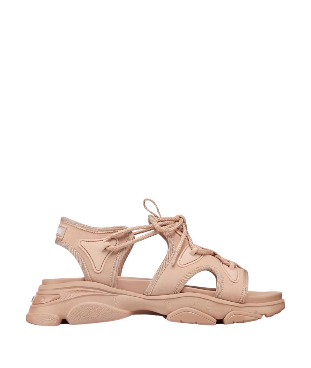 CHRISTIAN DIOR Бежевые сандалии, фото 1