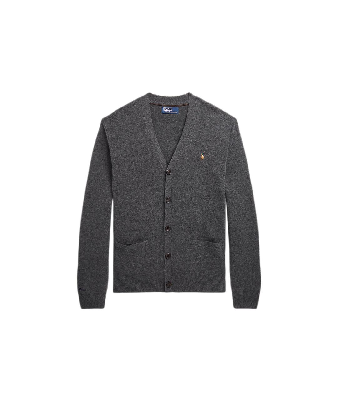 POLO RALPH LAUREN Серый кардиган, фото 5