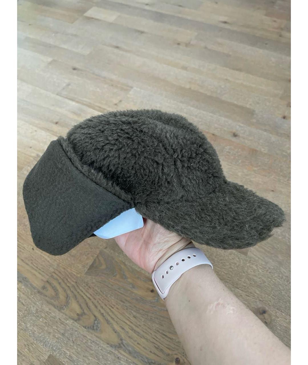 MAX MARA Хаки кепка, фото 3