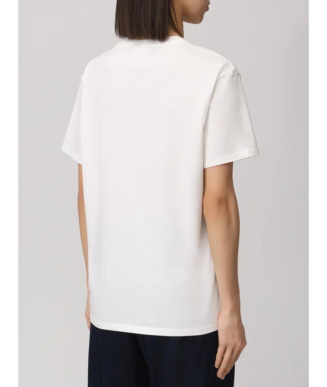 MC2 SAINT BARTH Белая хлопковая футболка, фото 3