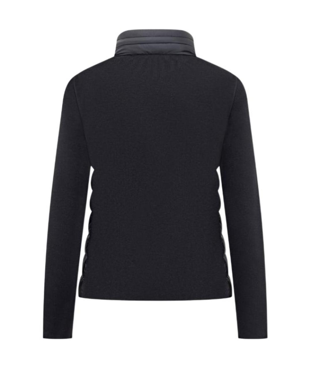 MONCLER Темно-синяя шерстяная куртка, фото 2