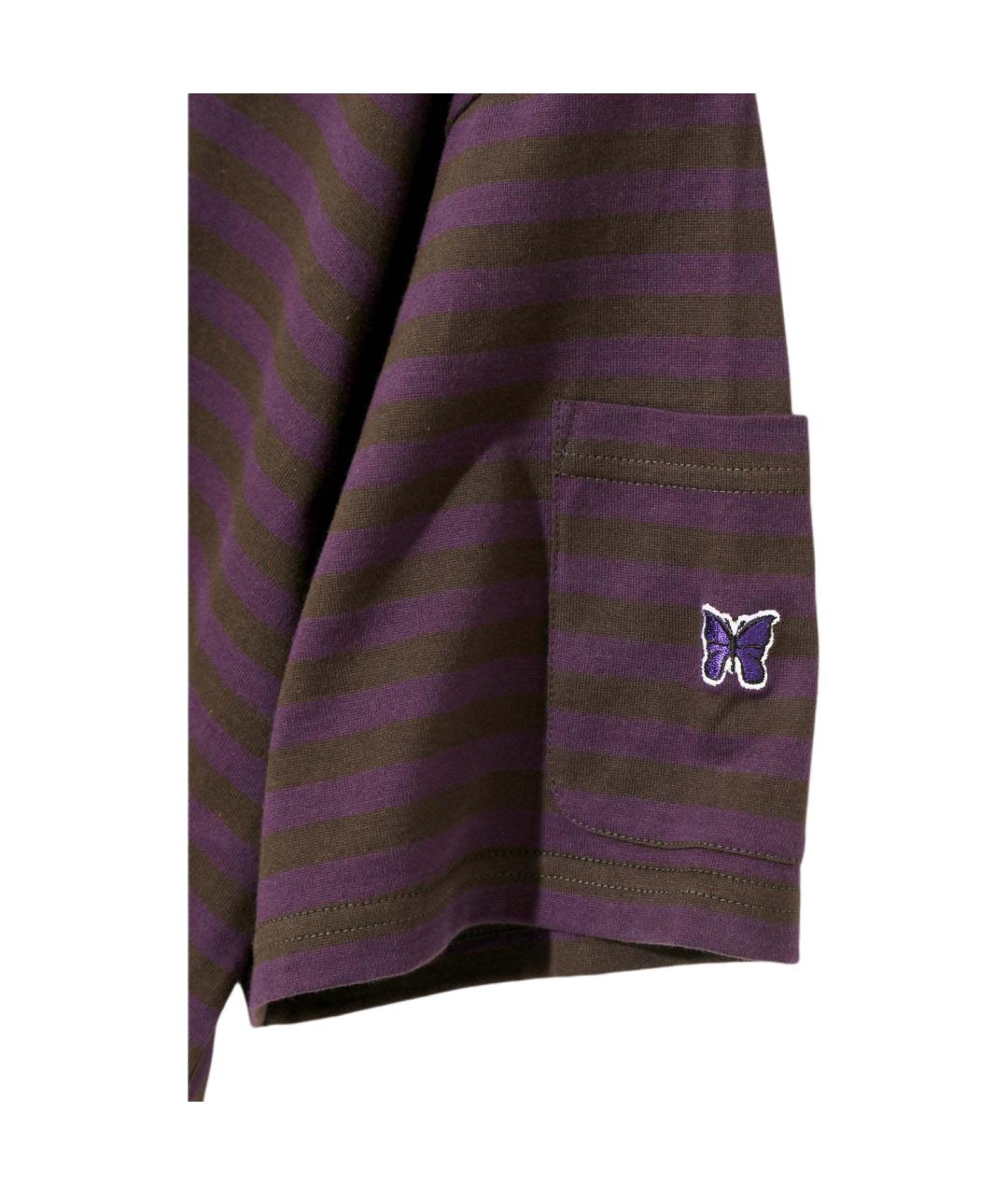 NEEDLES Коричневая футболка, фото 4