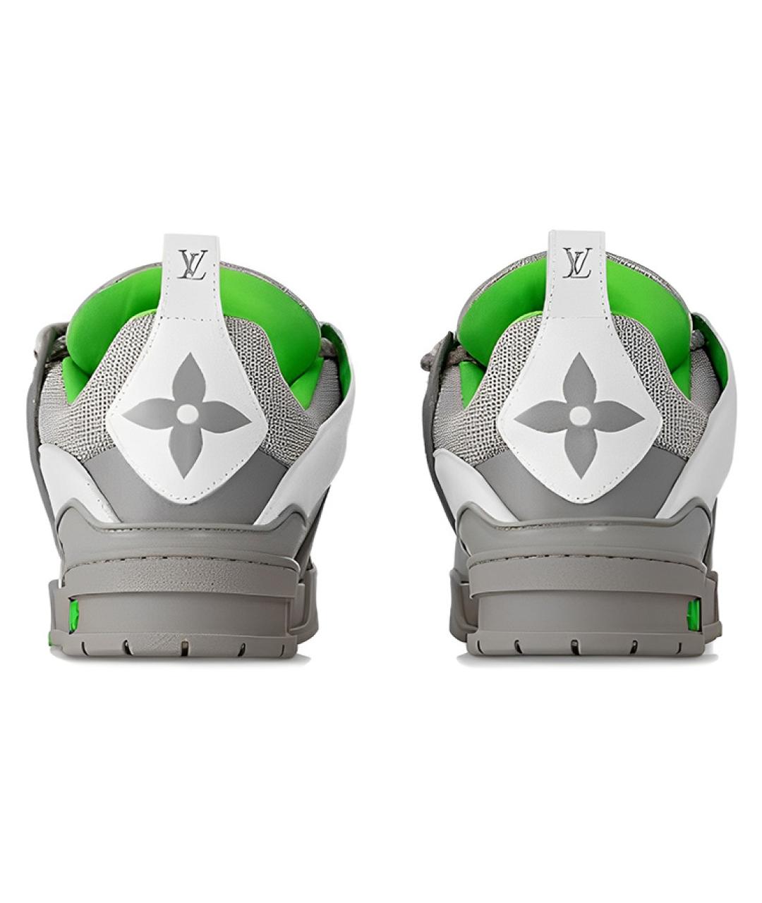 LOUIS VUITTON Серые кроссовки, фото 4