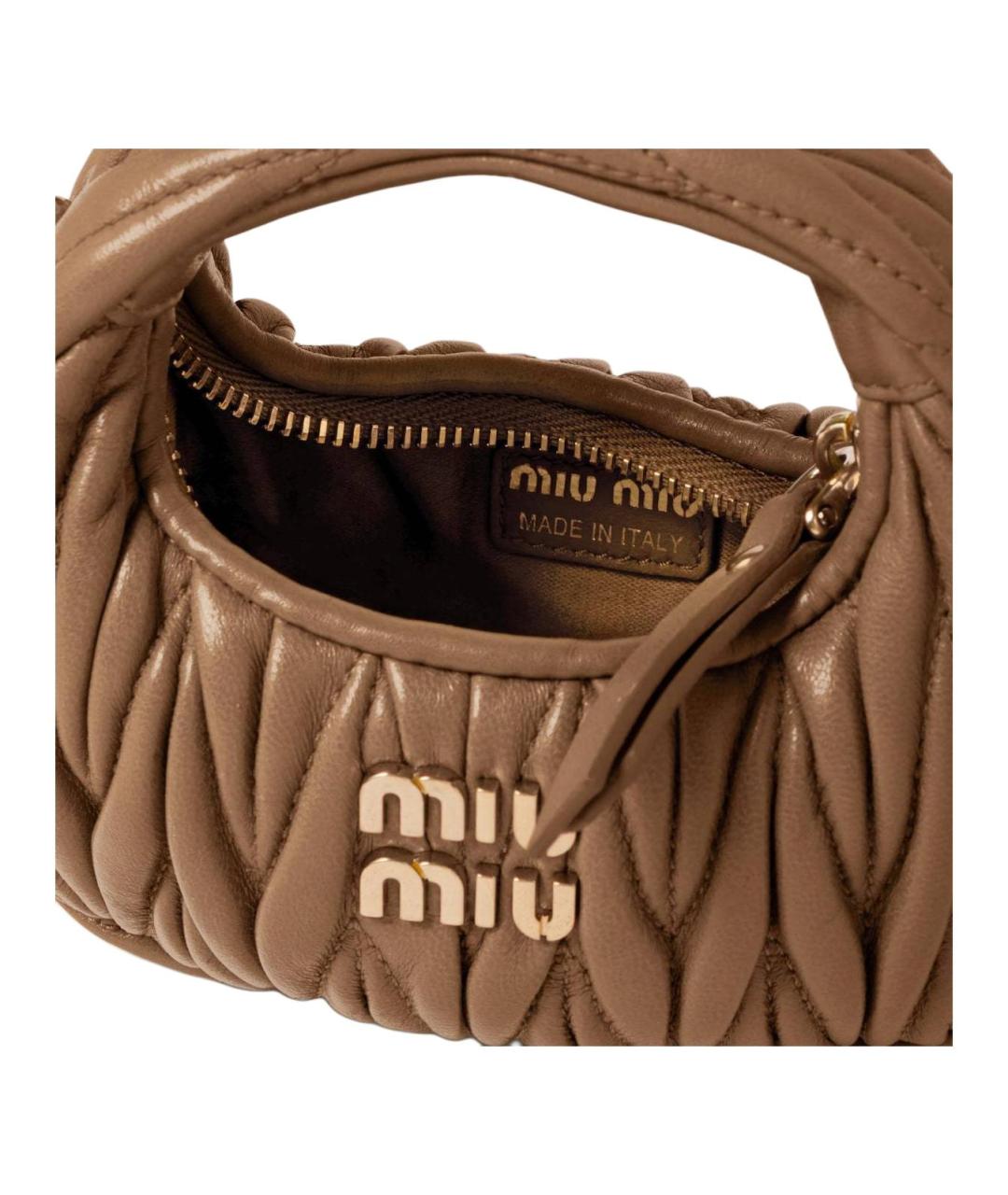 MIU MIU Кожаная сумка через плечо, фото 5