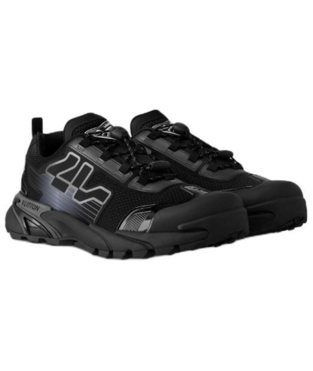 LOUIS VUITTON Черные высокие кроссовки / кеды, фото 3