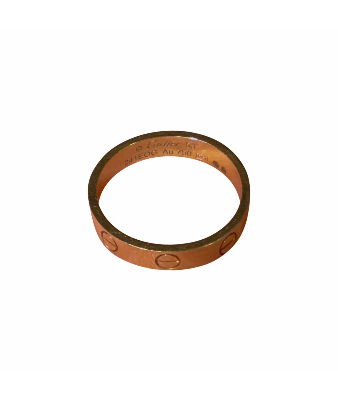 CARTIER Желтое кольцо из желтого золота, фото 1
