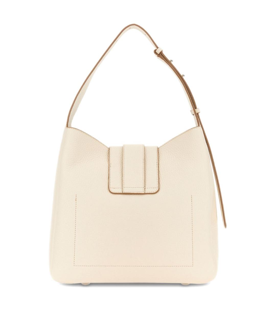 HOGAN Бежевая кожаная сумка через плечо, фото 2